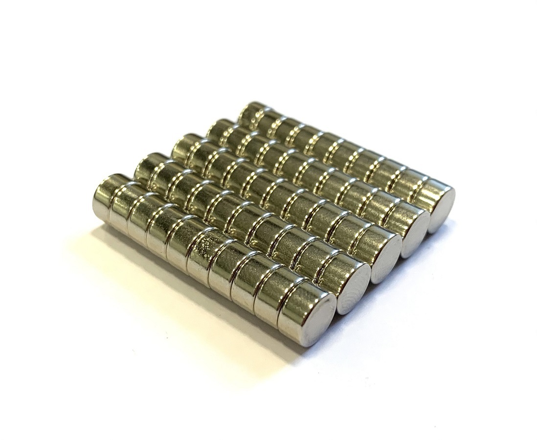 Неодимовый магнит 8х4 мм MagElem ME041750 - 50 шт игра настольная bondibon обучающие игры сила притяжения