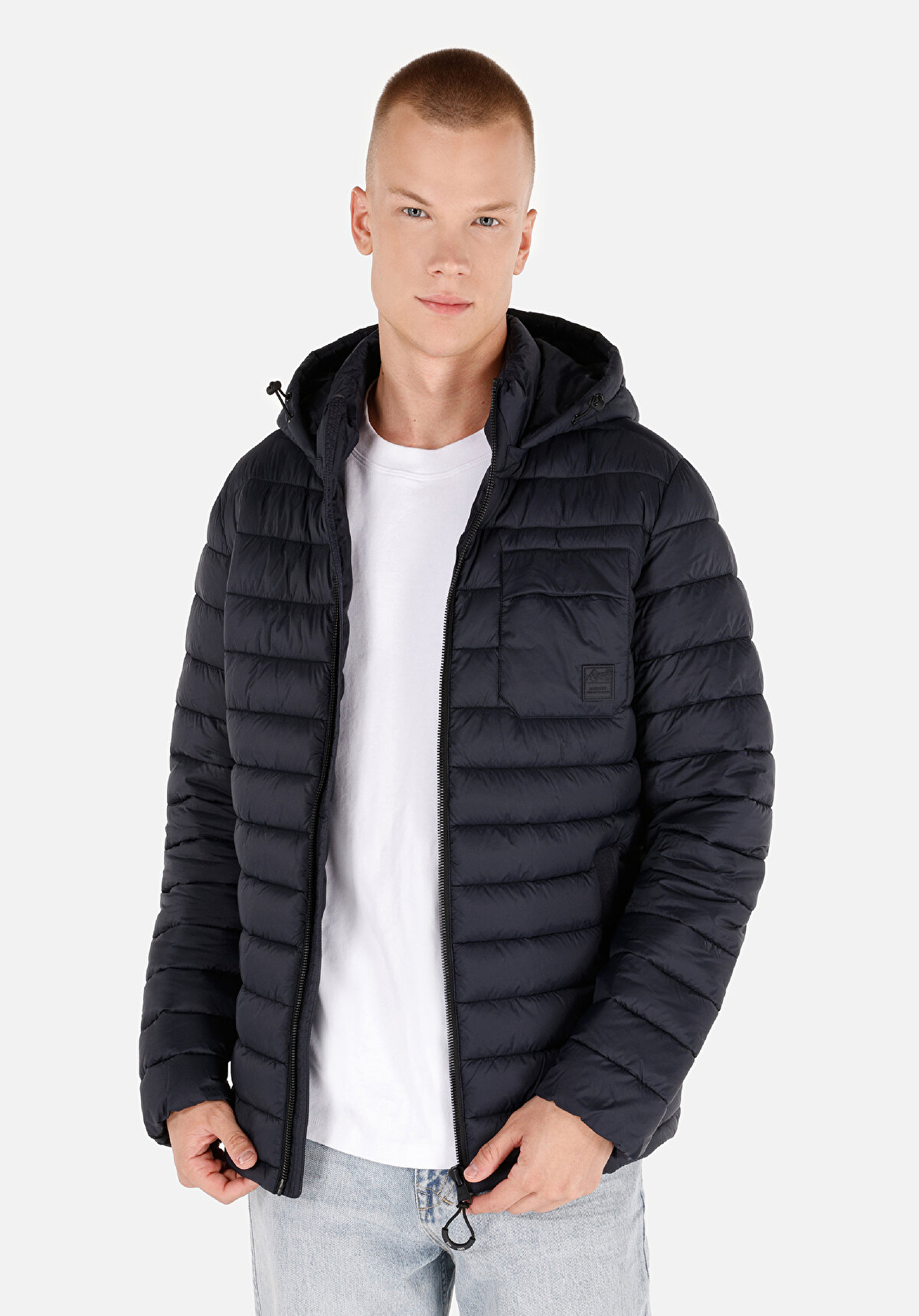 

Куртка мужская Colin's CL1071235 синяя S, Синий, CL1071235