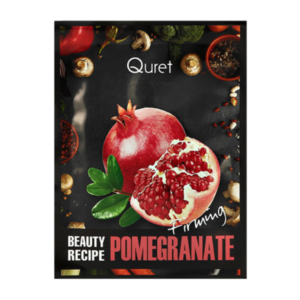 Маска для лица Quret Beauty Recipe Pomegranate с экстрактом граната укрепляющая 25 г 132₽