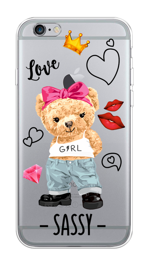 

Чехол на Apple iPhone 6/6S "Sugar Mommy", Голубой;белый;розовый, 10450-6