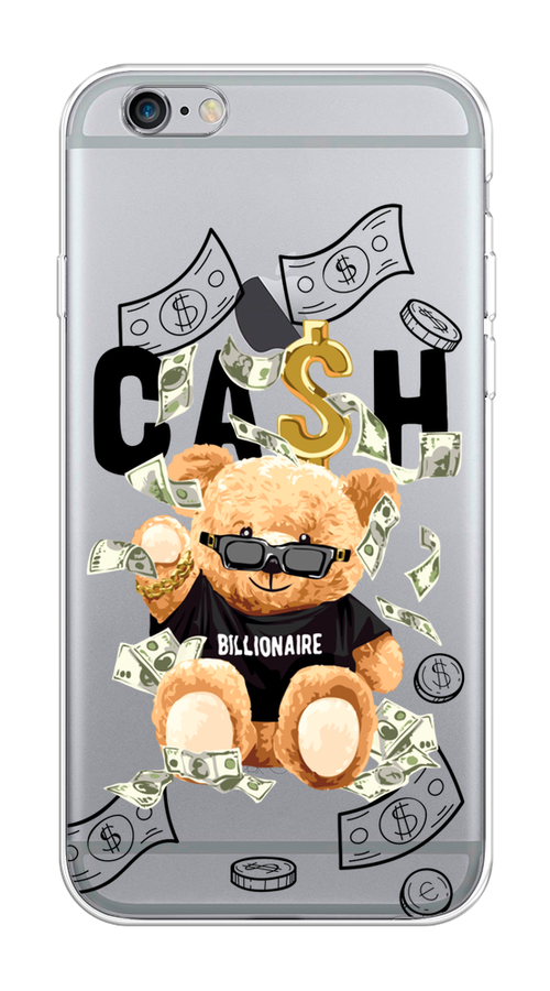 

Чехол на Apple iPhone 6/6S "Big cash", Черный;серый;бежевый, 10450-6