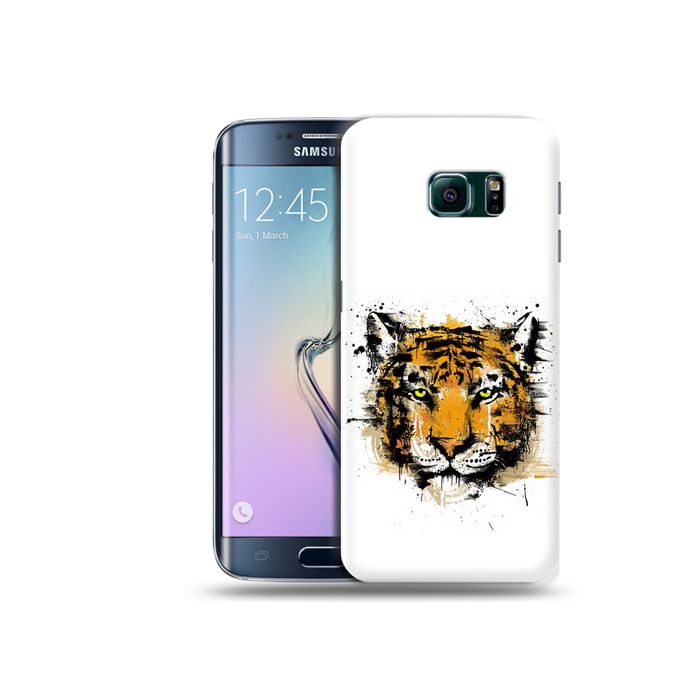 

Чехол MyPads Tocco для Samsung Galaxy S6 Edge тигруля, Прозрачный, Tocco