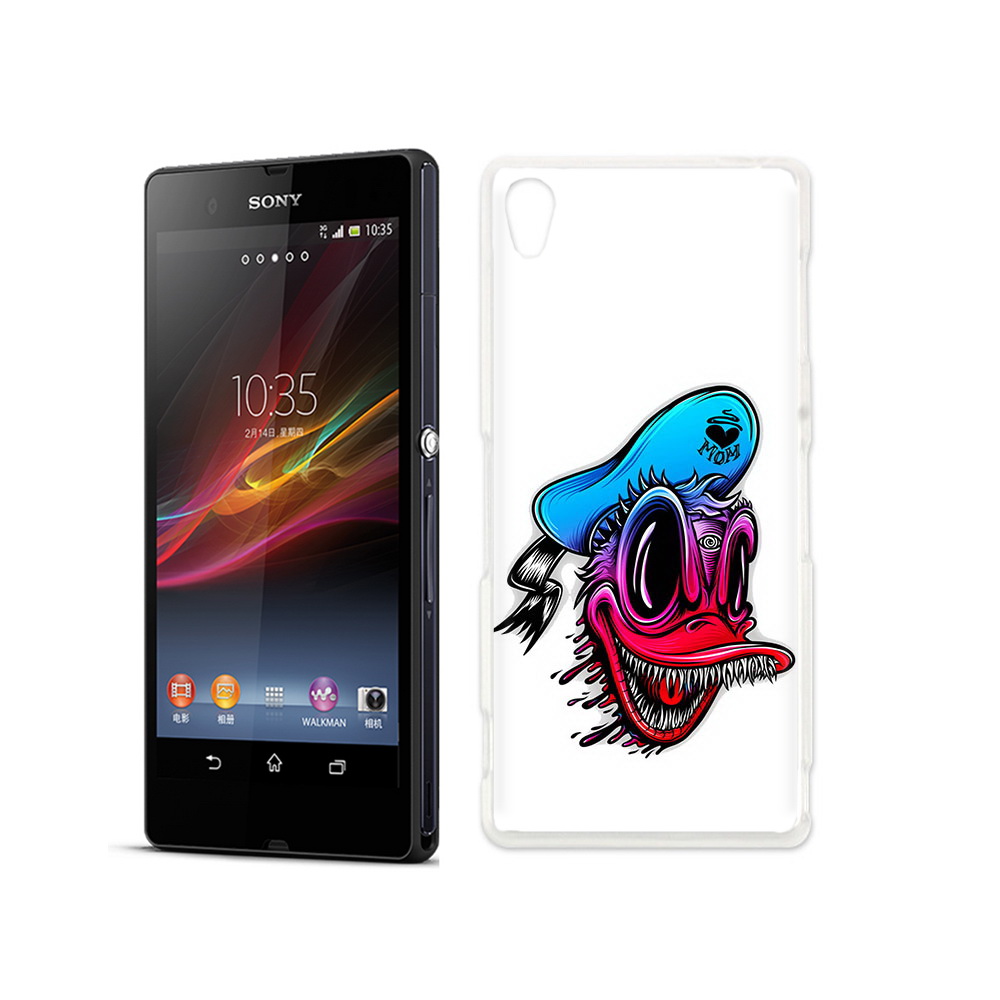 

Чехол MyPads Tocco для Sony Xperia Z Дональд, Прозрачный, Tocco
