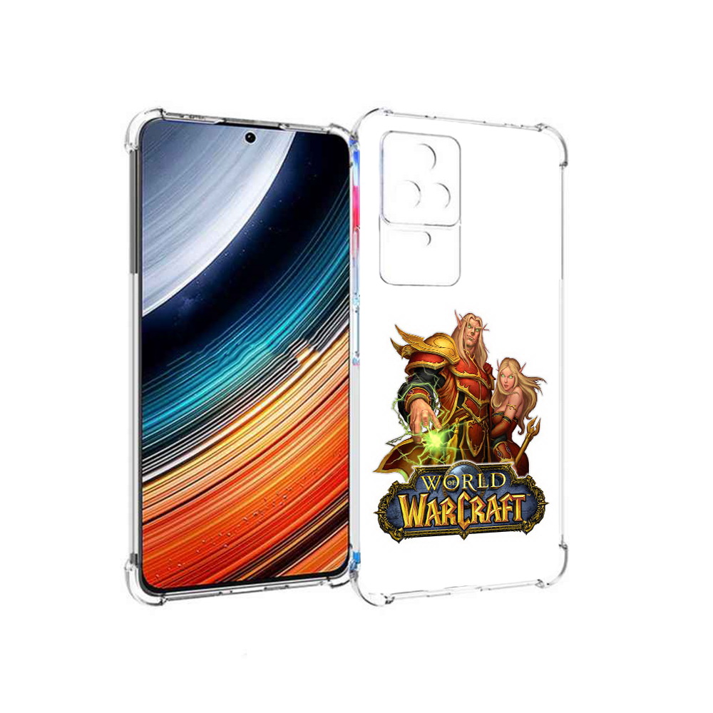 

Чехол MyPads варкрафт2 для Xiaomi Redmi K40S/Poco F4, Прозрачный, Tocco