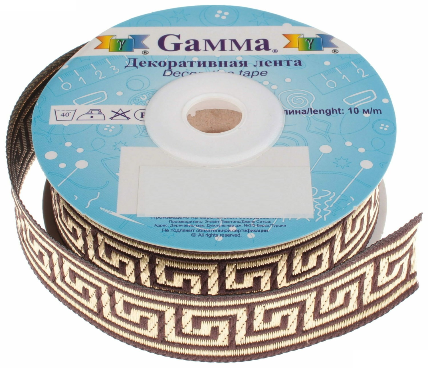 

Gamma 22 мм, 10 м, отделочная, коричневая, Коричневый, 22 мм, 10 м, отделочная, коричневая