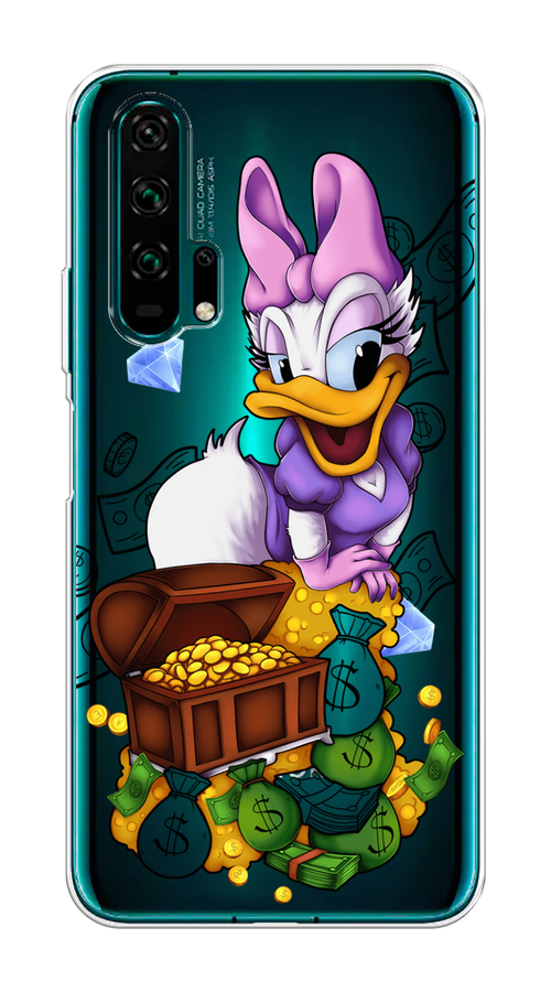 

Чехол на Honor 20 Pro "Rich Daisy Duck", Коричневый;белый;фиолетовый, 69350-6