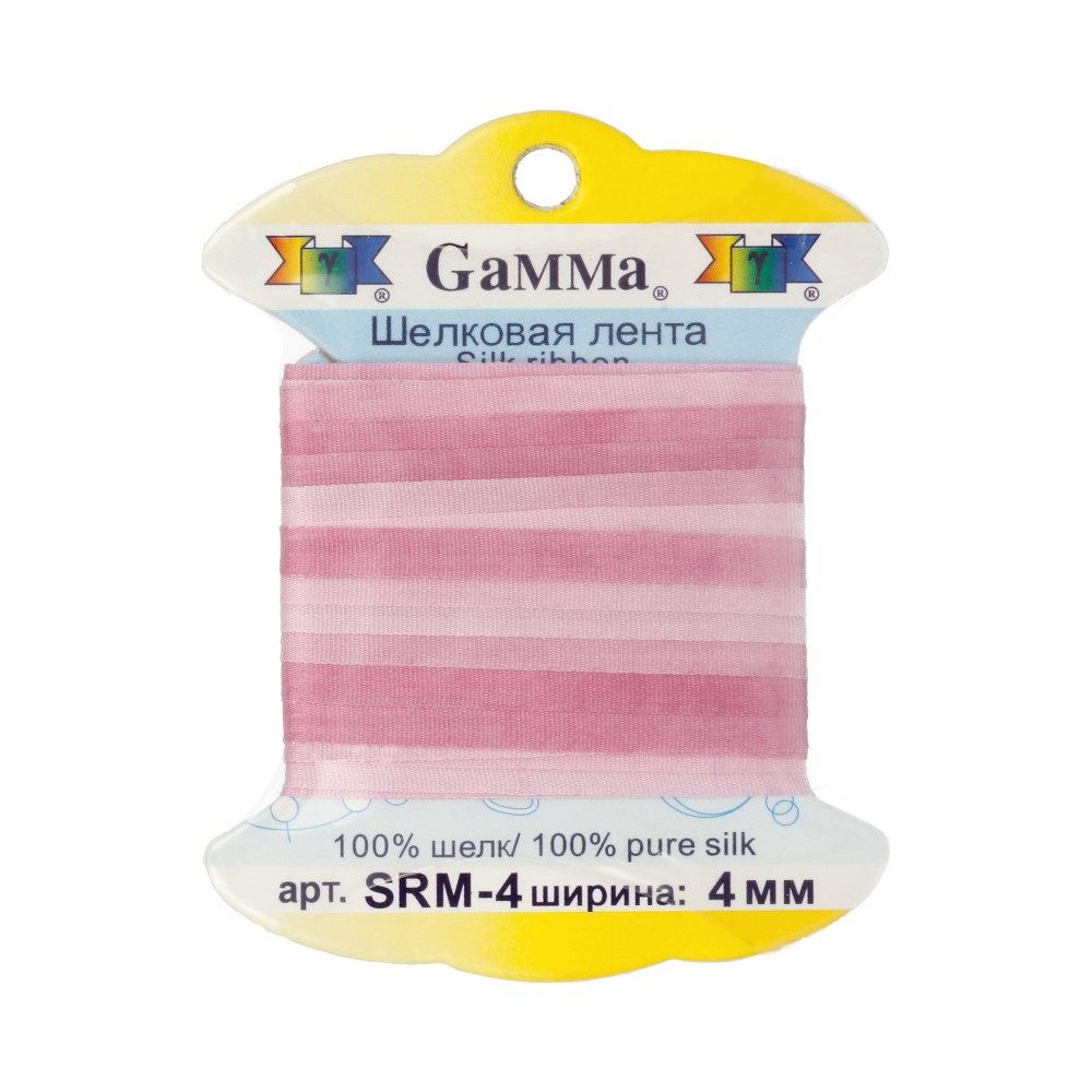 

Gamma шелковая, 4 мм, 9,1 +/- 0,5 м, M037, цвет розовый и темно-розовый, Разноцветный, шелковая, 4 мм, 9,1 +/- 0,5 м, M037, цвет розовый и темно-розовый