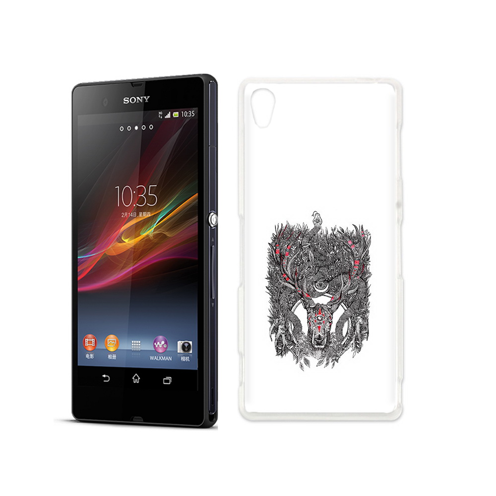 

Чехол MyPads Tocco для Sony Xperia Z Дизайнерские_676, Прозрачный, Tocco