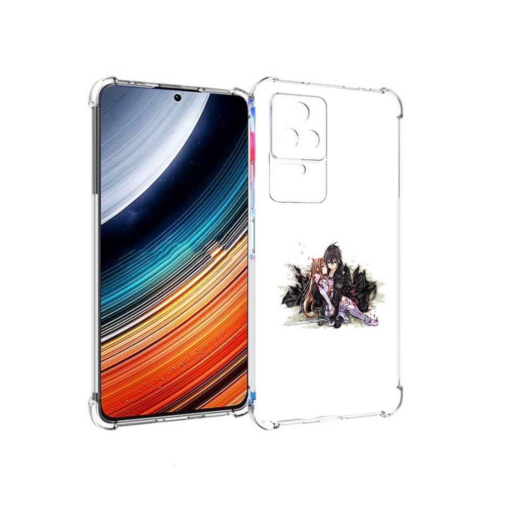 

Чехол MyPads аниме асуна для Xiaomi Redmi K40S/Poco F4, Прозрачный, Tocco