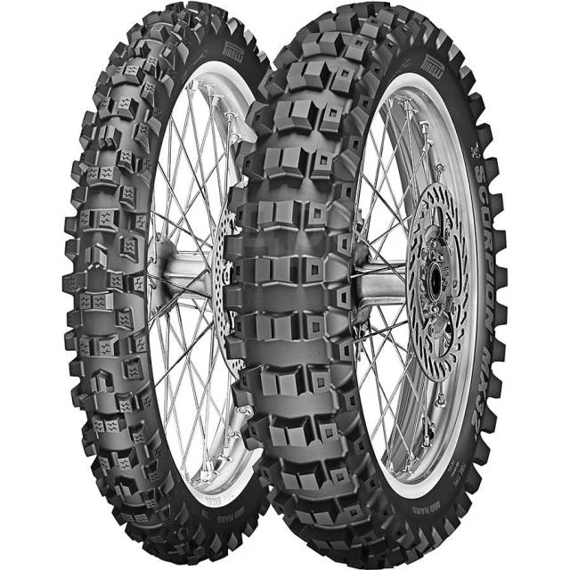 

Мотошины 90/100 R21 Pirelli Scorpion MX32 Mid Hard 57M TT Передняя (Front) M+S