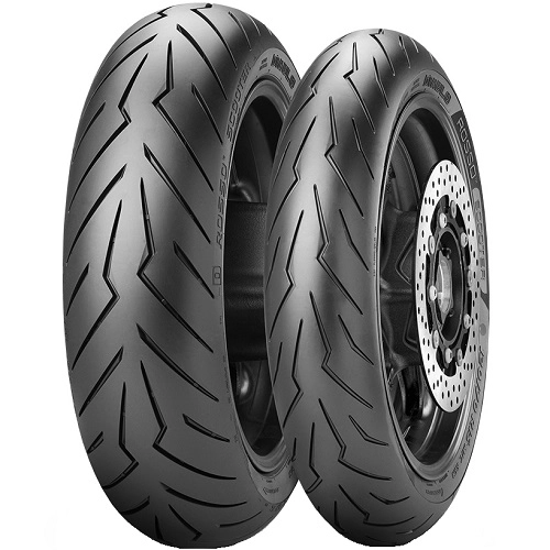 

Мотошины 120/70 R12 Pirelli Diablo Rosso Scooter 58P TL Передняя (Front)/Задняя REINF