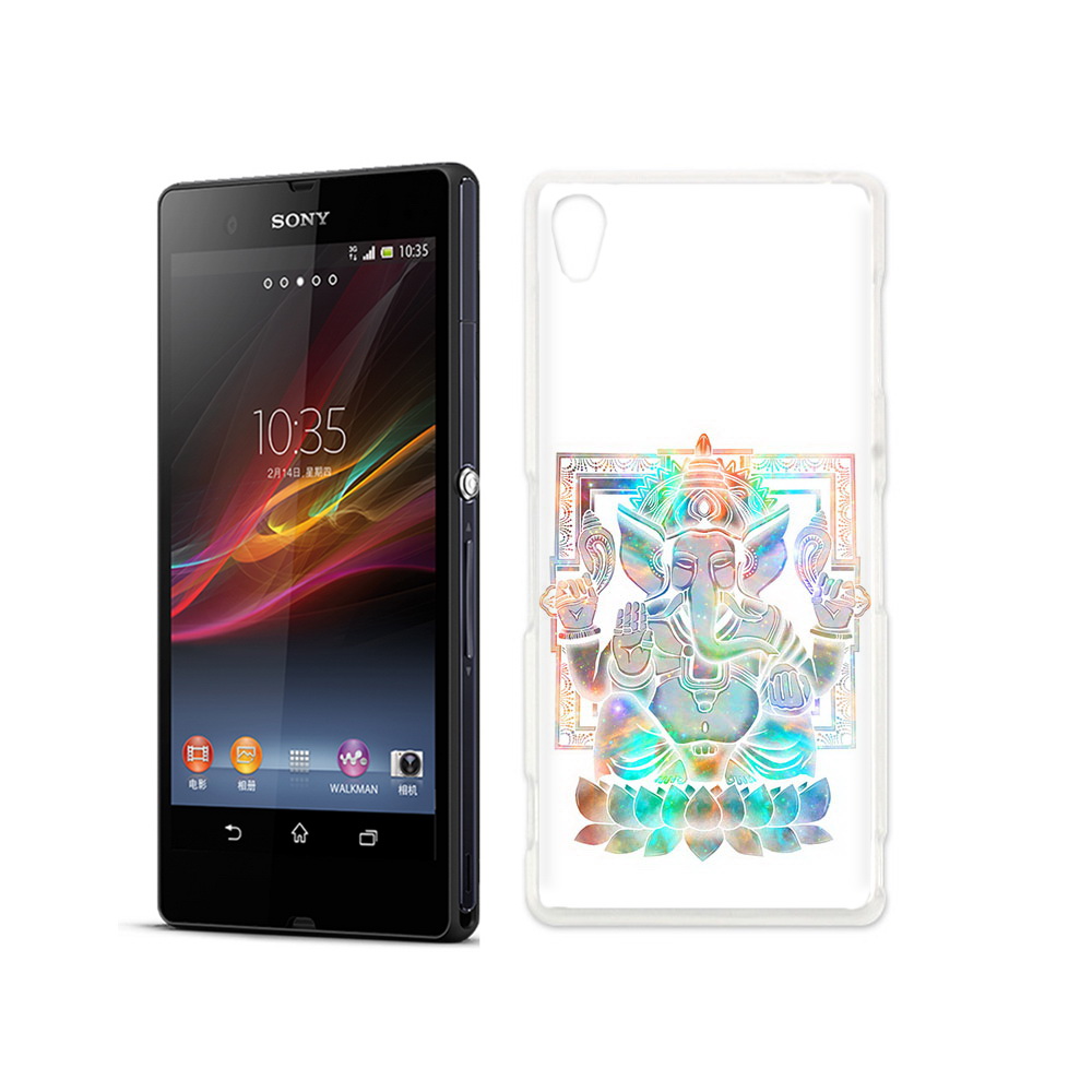

Чехол MyPads Tocco для Sony Xperia Z умный слон, Прозрачный, Tocco