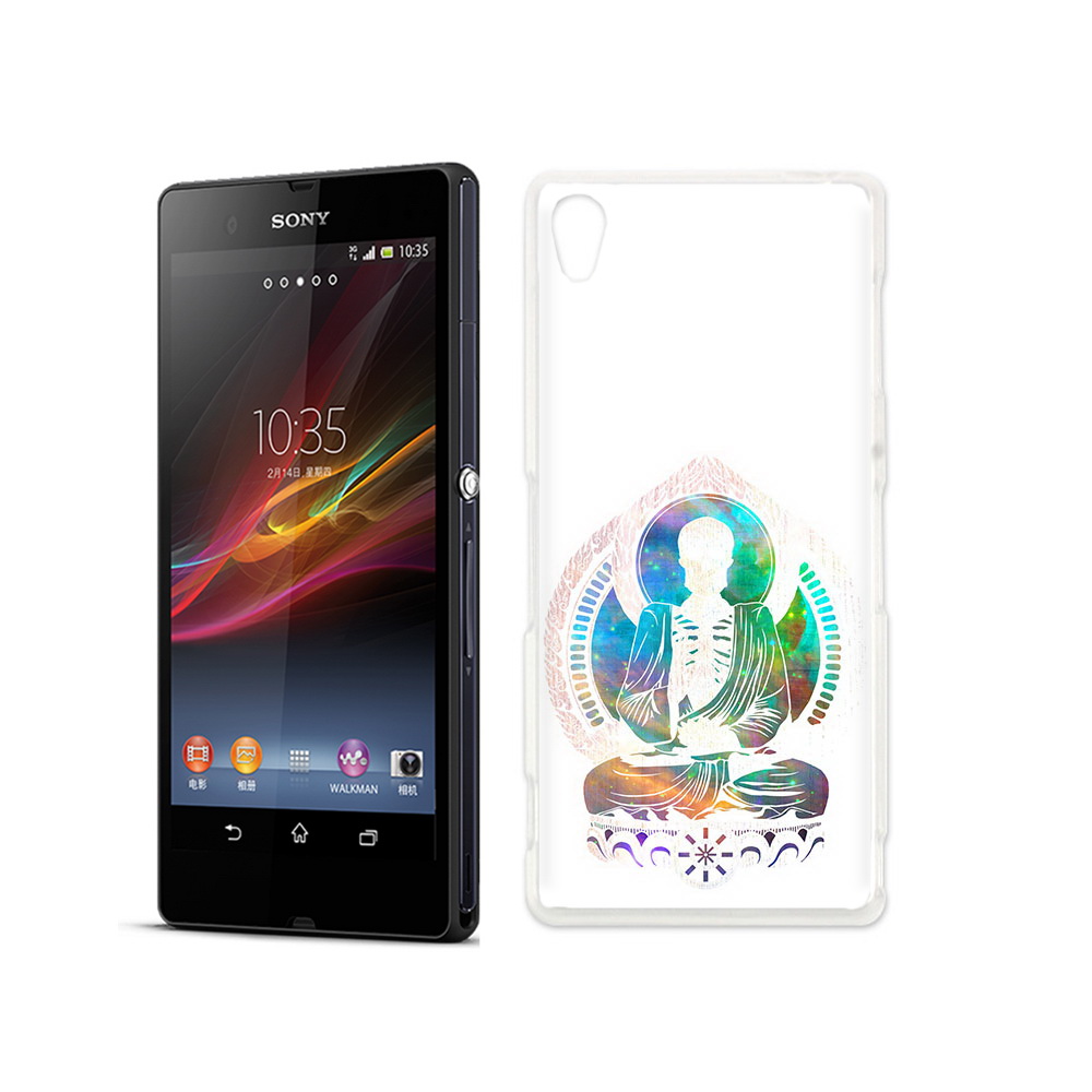 

Чехол MyPads Tocco для Sony Xperia Z умный скелет, Прозрачный, Tocco