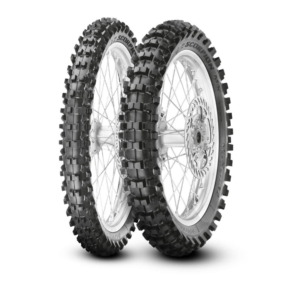 

Мотошины 70/100 R17 Pirelli Scorpion MX32 Mid Soft 40M TT Front NHS