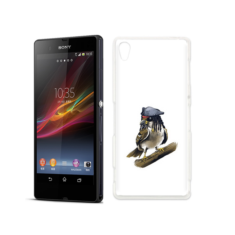 

Чехол MyPads Tocco для Sony Xperia Z Джек воробей, Прозрачный, Tocco