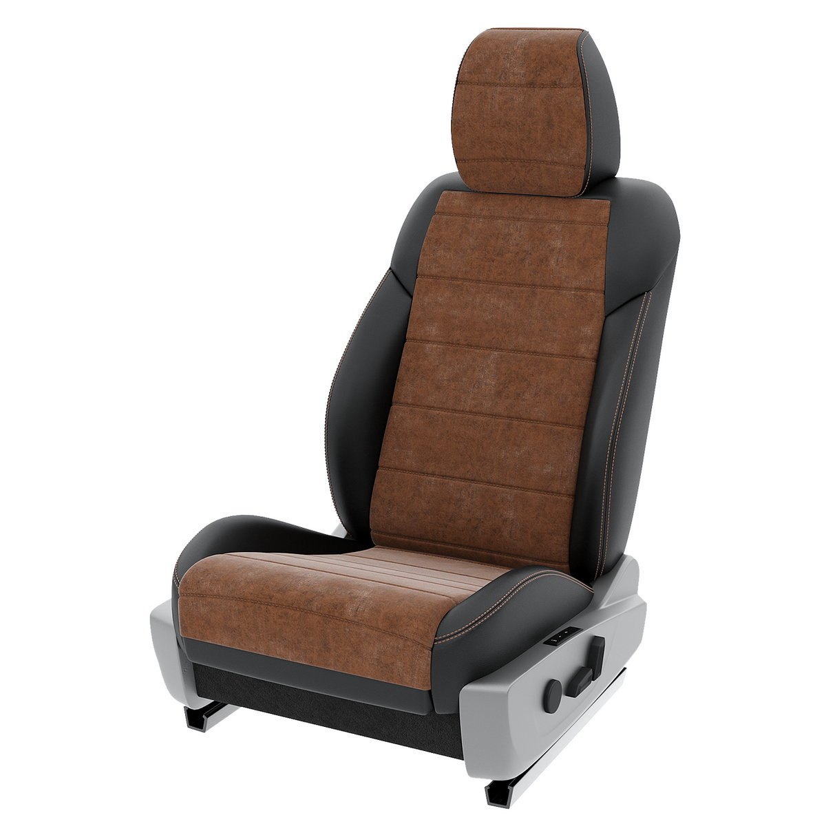 

Чехлы на сиденья Automobiler для Citroen Jumper A-A-977F2S338 Алькантара Черный Коричневый, Коричневый;черный, A-A-977