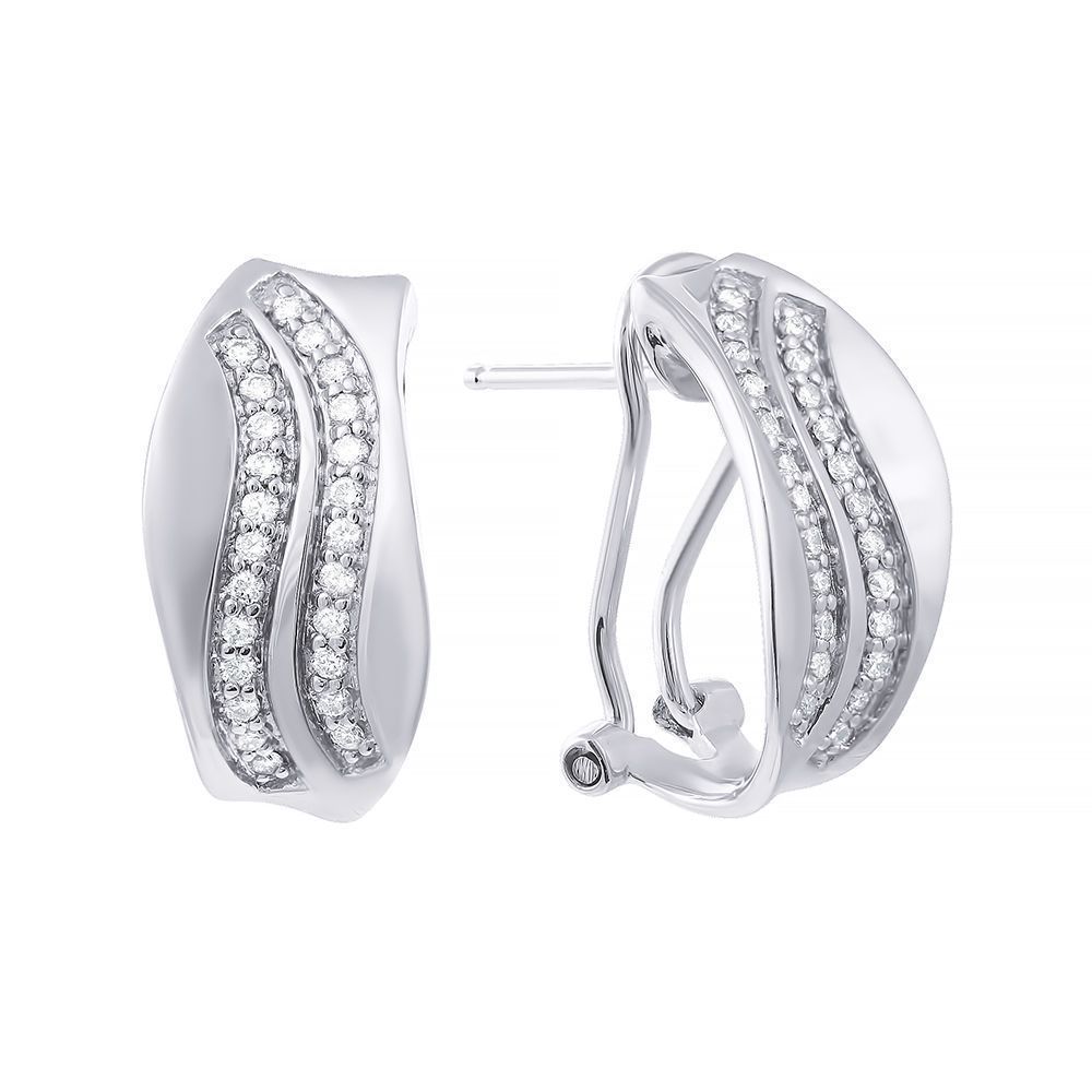 

Серьги из белого золота с бриллиантом Джей Ви E22149C_WG, E22149C_WG