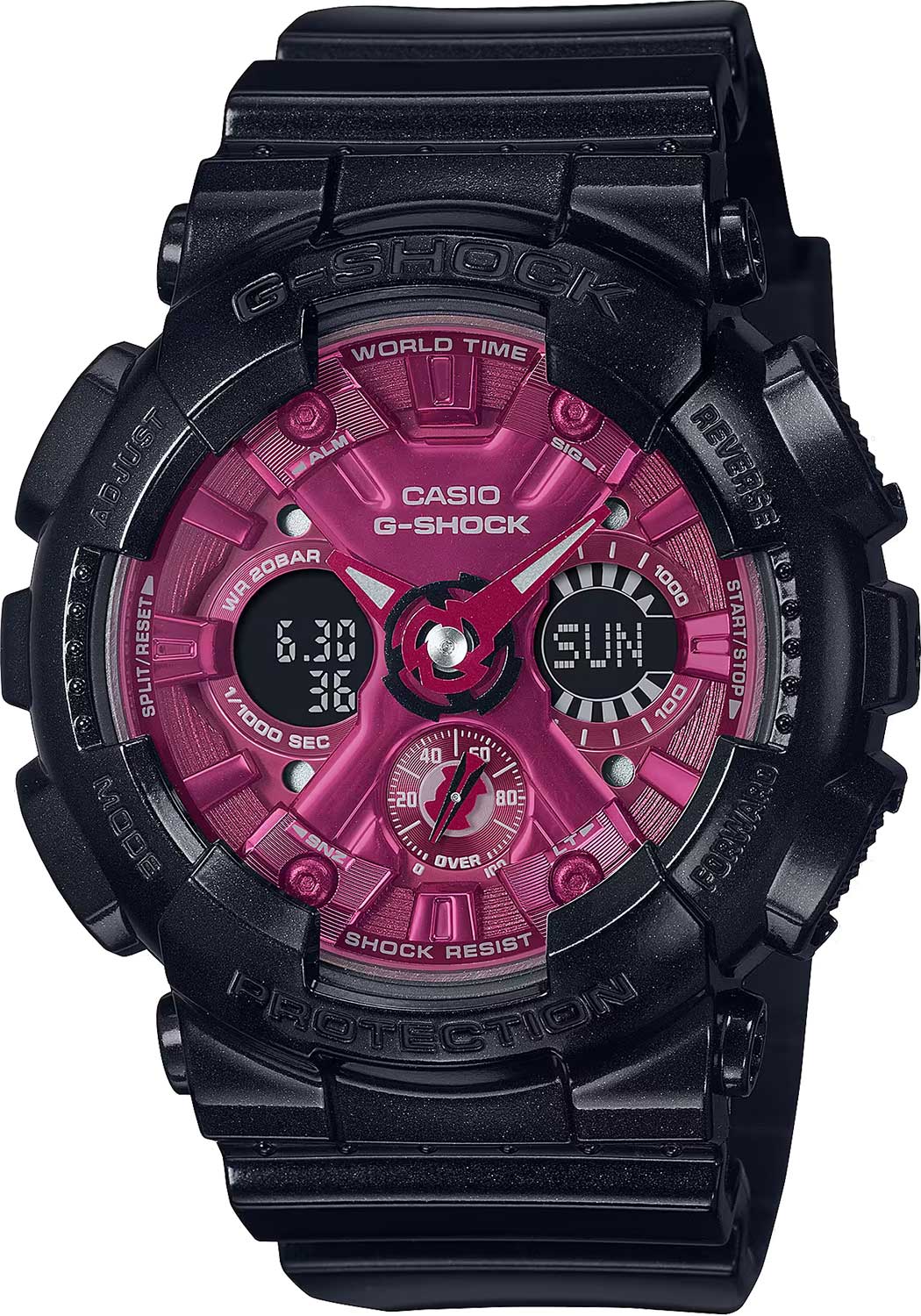 

Наручные часы мужские Casio GMA-S120RB-1A, GMA-S120RB-1A