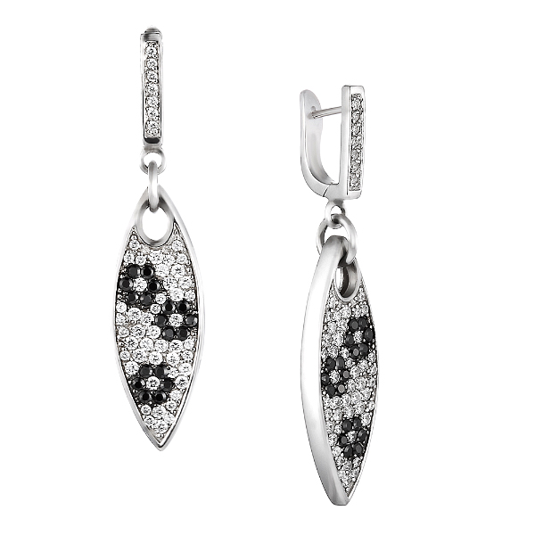 

Серьги подвески из серебра с фианитом Element47 05S2AV0155306CU_CBEA_001_WG, 05S2AV0155306CU_CBEA_001_WG