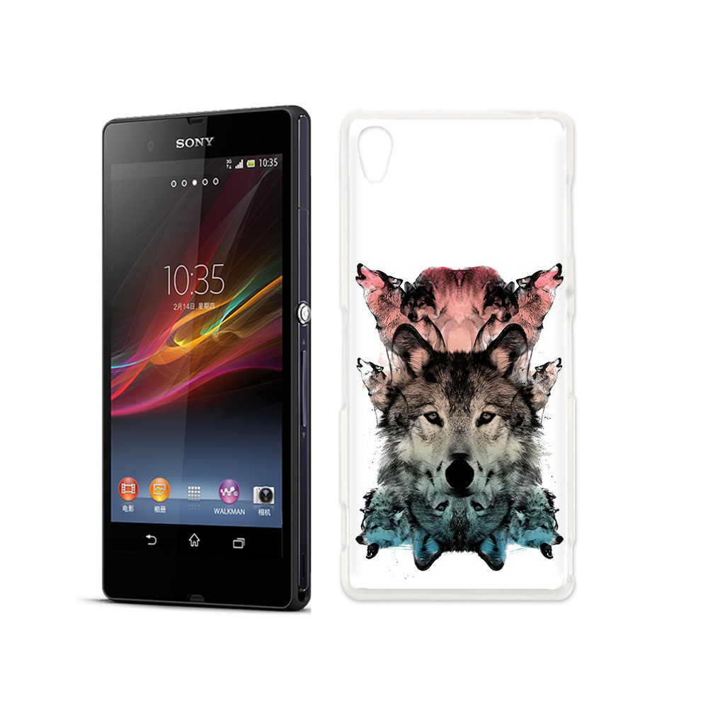 

Чехол MyPads Tocco для Sony Xperia Z стая, Прозрачный, Tocco