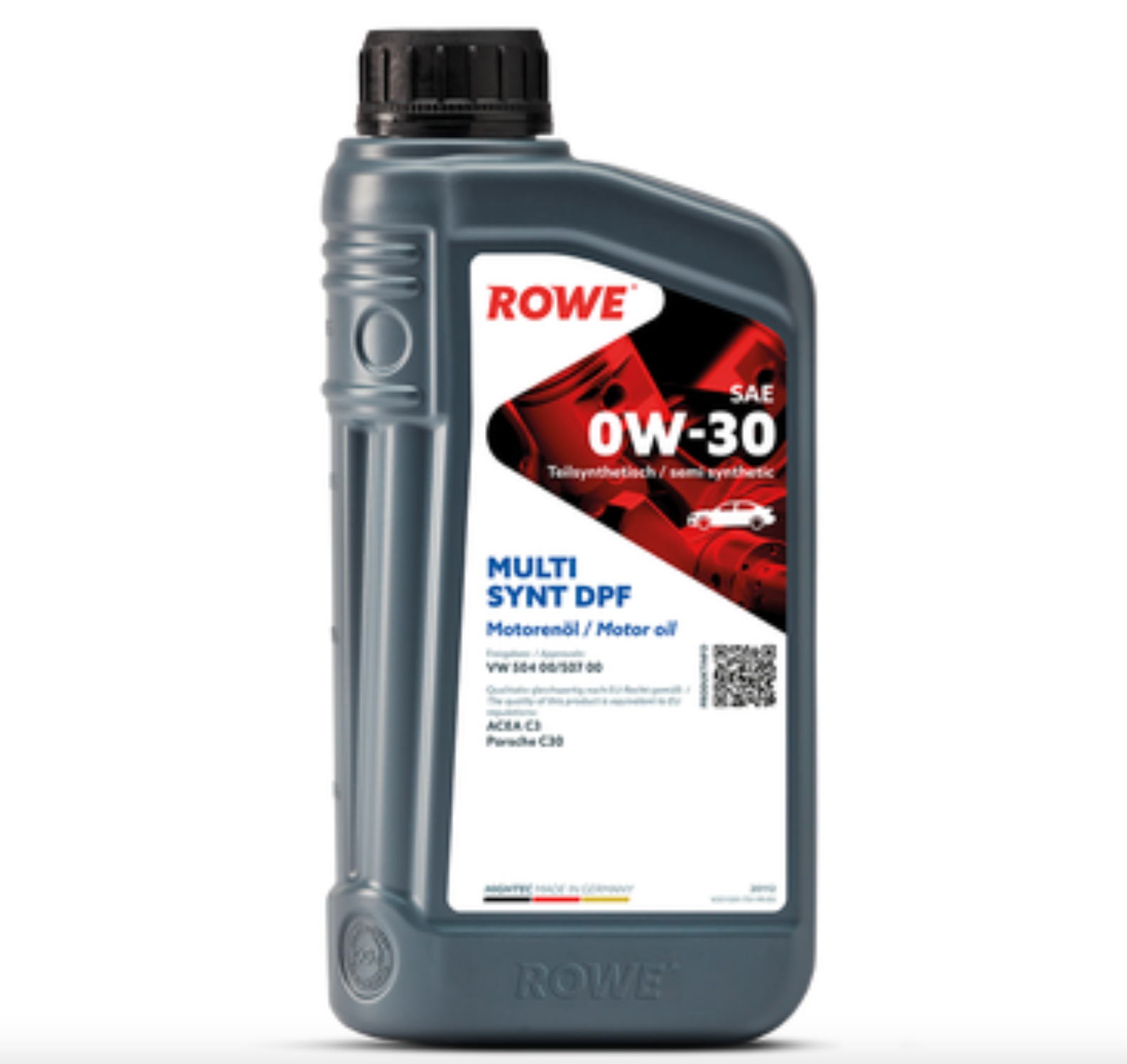 

Моторное масло RoWe Hightec Multi Synt Dpf Sae 0w30 1л