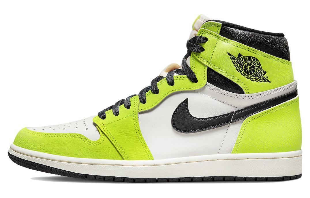

Кеды унисекс Jordan Air Jordan 1 retro high og volt желтые 41 EU, Желтый, Air Jordan 1 retro high og volt