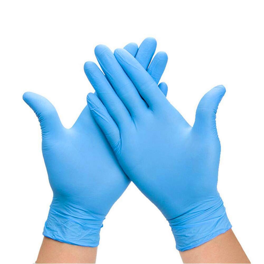 Купить Нитриловые перчатки EcoLat Ocean blue 100 шт./уп. размер XL, 3035/XL, голубой, нитрил