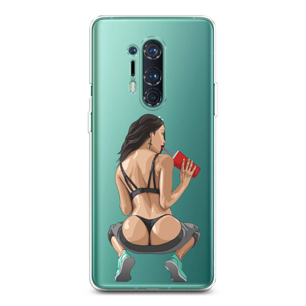 

Чехол на OnePlus 8 Pro "Сочные булочки", Бежевый;красный;черный, 151050-6