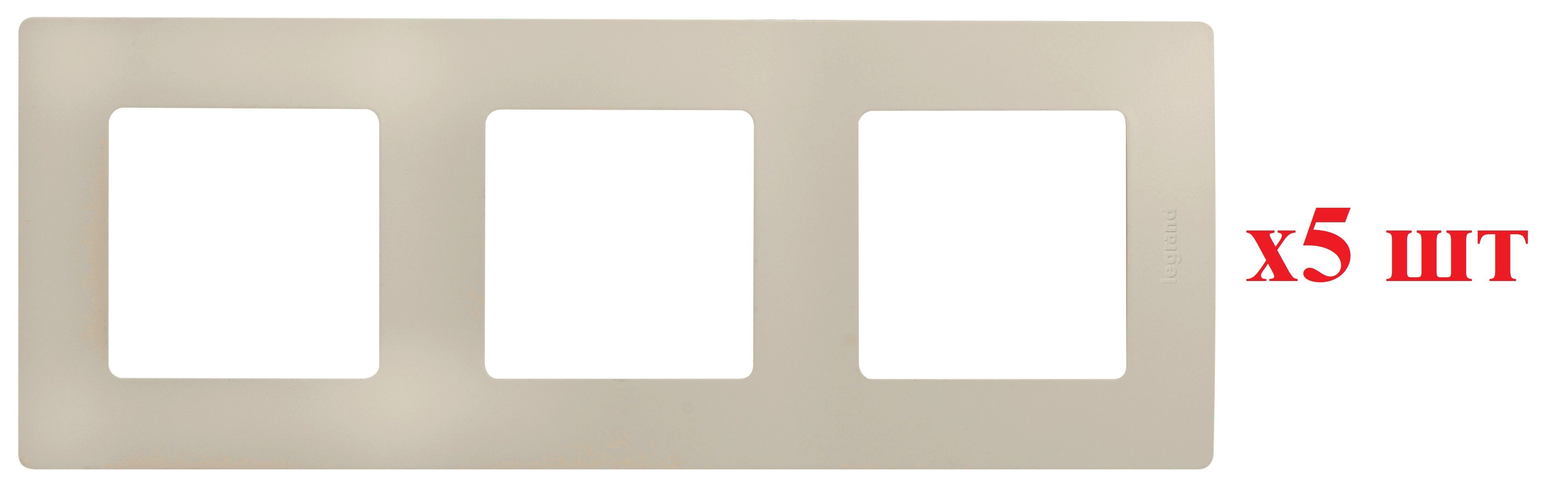 

Legrand Etika Сл.кость Рамка 3-ая 672513 (5шт), Рамка 3-ая