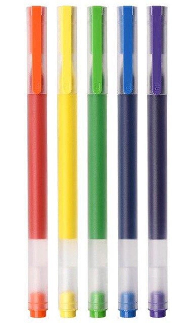 Набор цветных ручек Xiaomi Mi Jumbo Gel Ink Pen 5шт (MJBWB03WC)