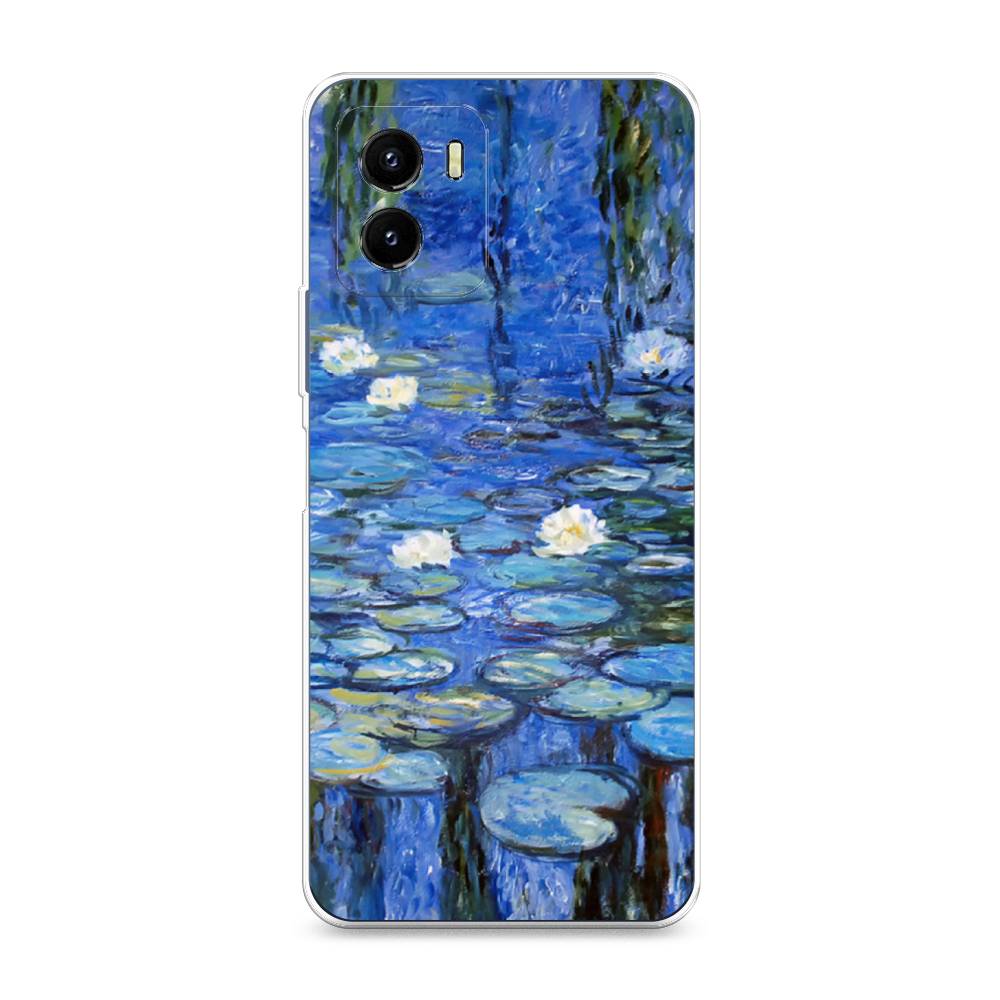 

Чехол на Vivo Y10 "Нарисованный пруд", Синий;зеленый, 266450-4