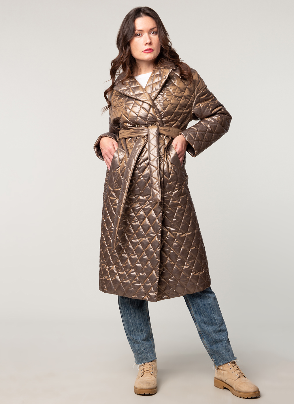 

Пальто женское GallaLady 63788 красное 44 RU, 63788