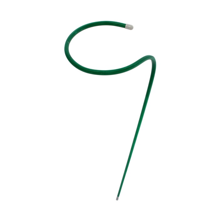 фото Кустодержатель для цветов, d = 30 см, h = 90 см, ножка d = 1 см, металл, зелёный nobrand