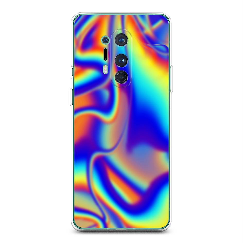 

Чехол на OnePlus 8 Pro "Яркая голограмма", Разноцветный, 151050-3