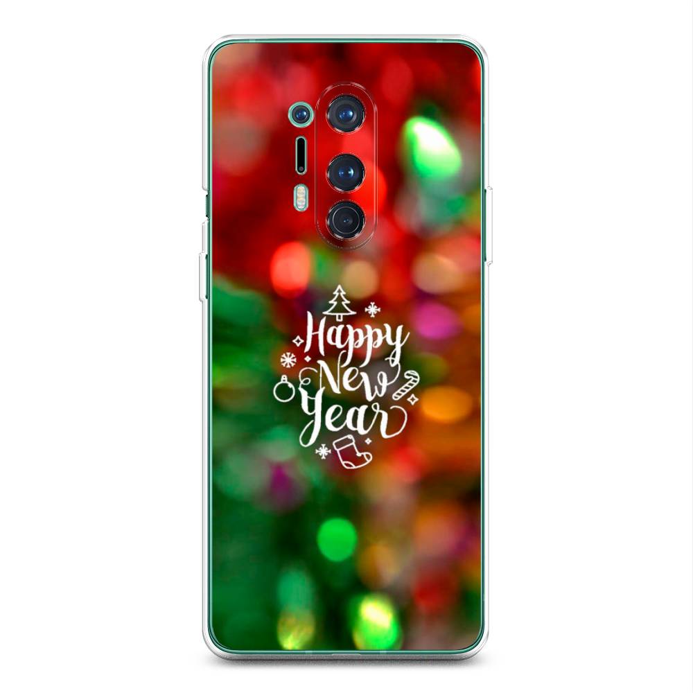 

Чехол на OnePlus 8 Pro "Новый Год на елке", Зеленый;красный;желтый, 151050-5