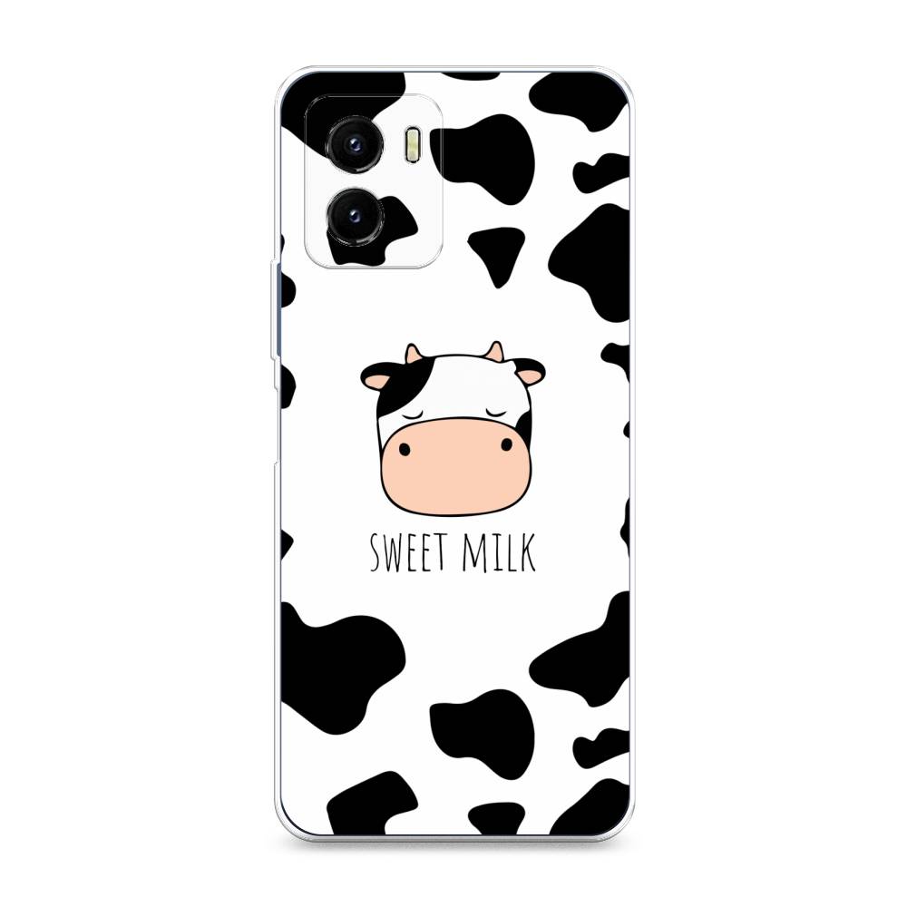 

Чехол на Vivo Y10 "Sweet milk", Розовый;белый;черный, 266450-1