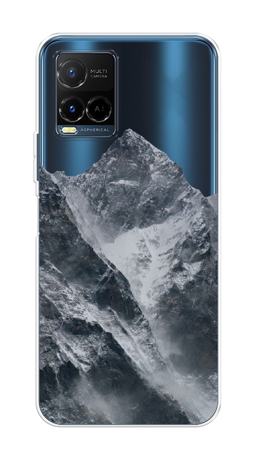 

Чехол на Vivo Y21e "Горы арт 4", Серый;бежевый, 266350-2