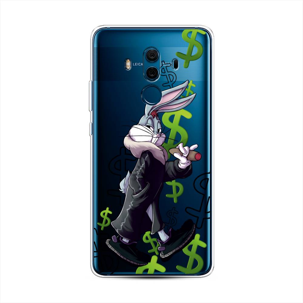 

Чехол на Huawei Mate 10 Pro "Rich Bugs Bunny", Зеленый;черный;голубой, 63450-6
