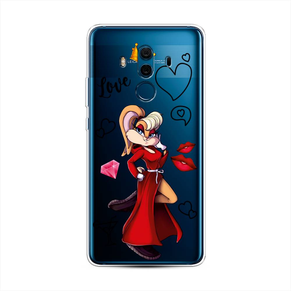 

Чехол на Huawei Mate 10 Pro "Rich Lola Bunny", Красный;бежевый;оранжевый, 63450-6