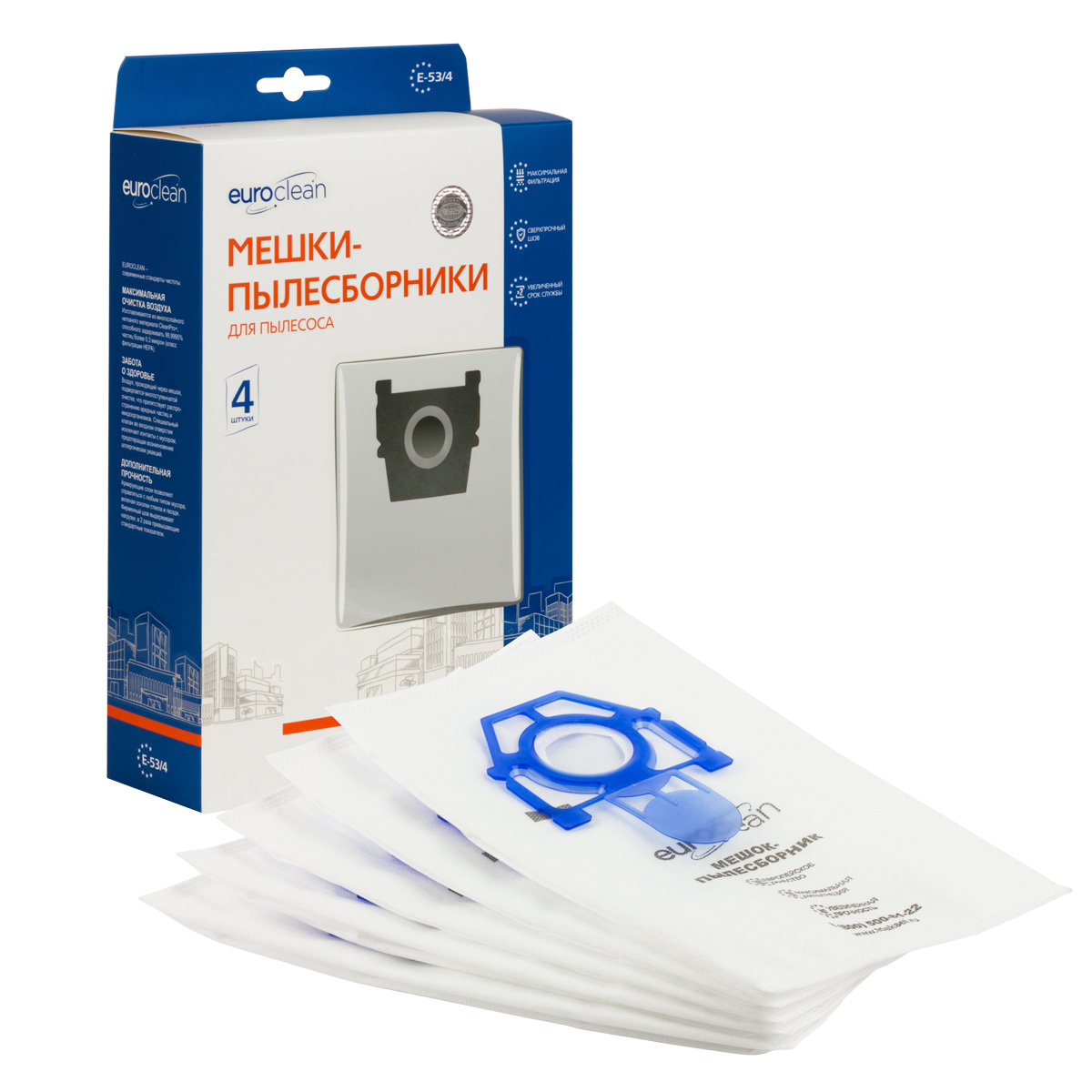

Пылесборник EUROCLEAN E-53/4, E-53/4