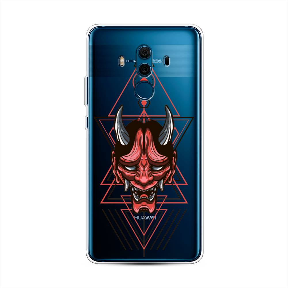 

Чехол на Huawei Mate 10 Pro "Hanya Oni mask", Серый;красный;черный, 63450-4