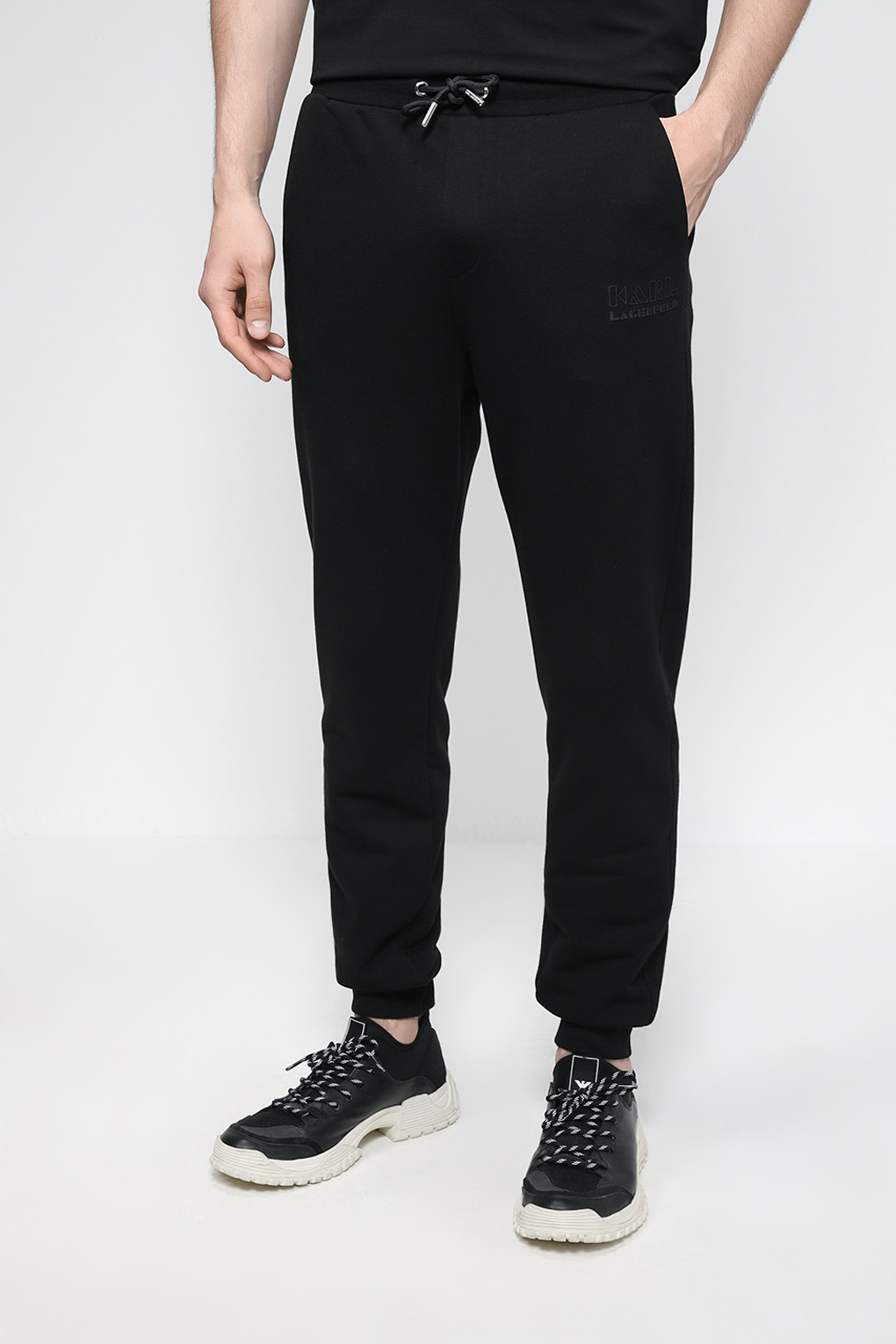 

Спортивные брюки мужские Karl Lagerfeld 533910_705061 черные L, Черный, 533910_705061