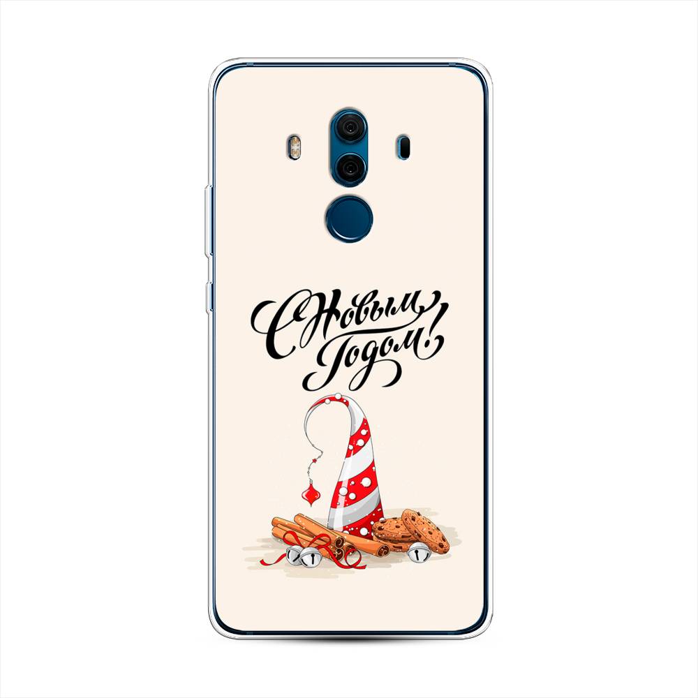 

Чехол на Huawei Mate 10 Pro "Подарки на Новый Год", Бежевый;красный;черный, 63450-5