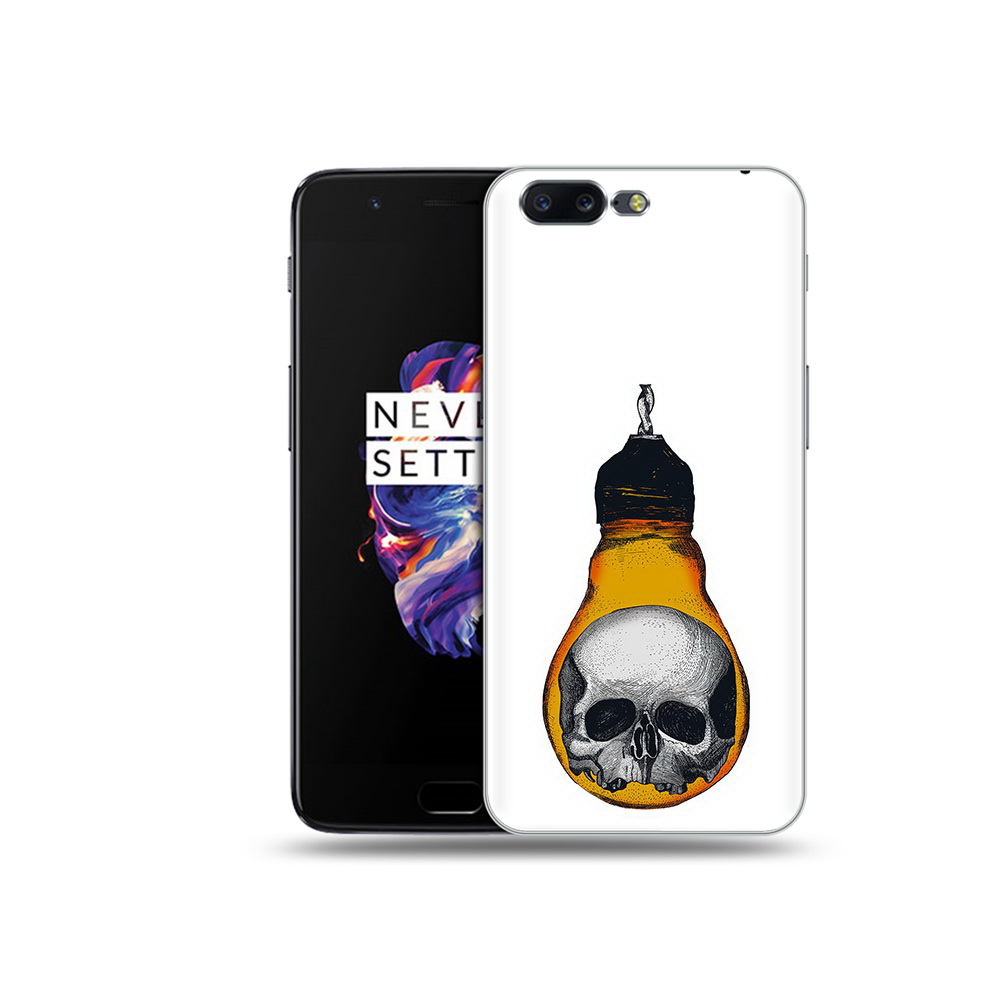 

Чехол MyPads Tocco для OnePlus 5 череп в лампочке, Прозрачный, Tocco