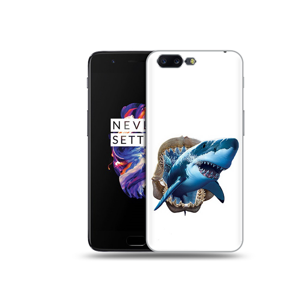 

Чехол MyPads Tocco для OnePlus 5 челюсти, Прозрачный, Tocco