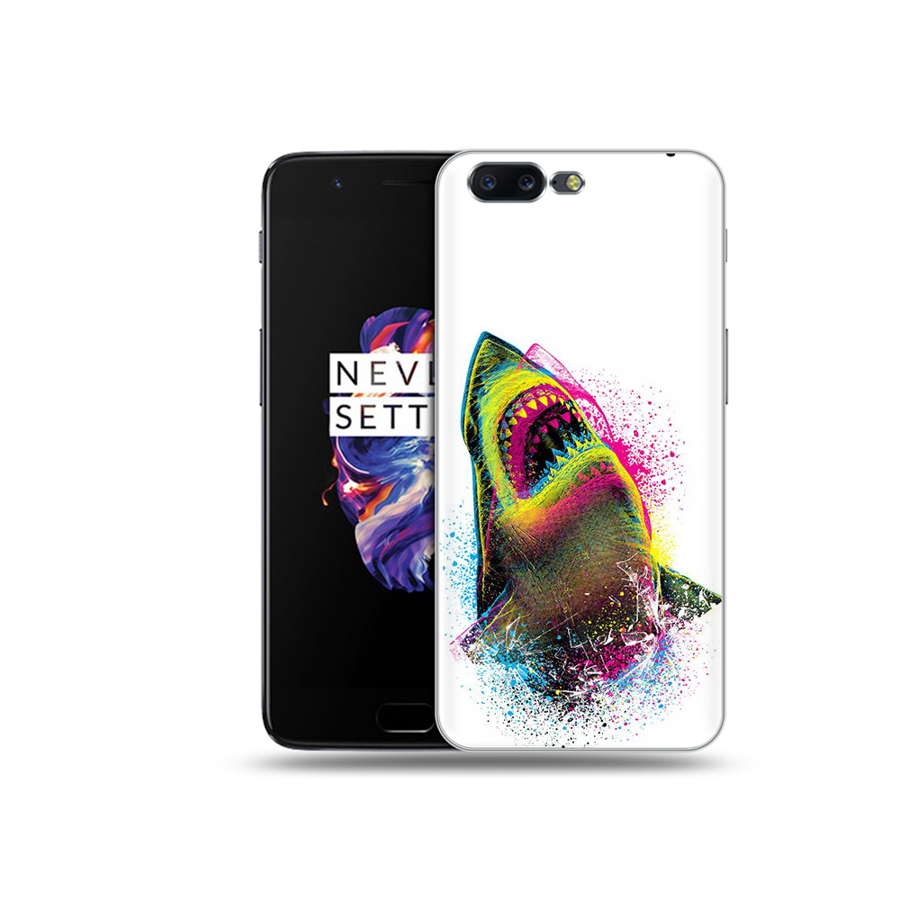 

Чехол MyPads Tocco для OnePlus 5 челюсти-2, Прозрачный, Tocco