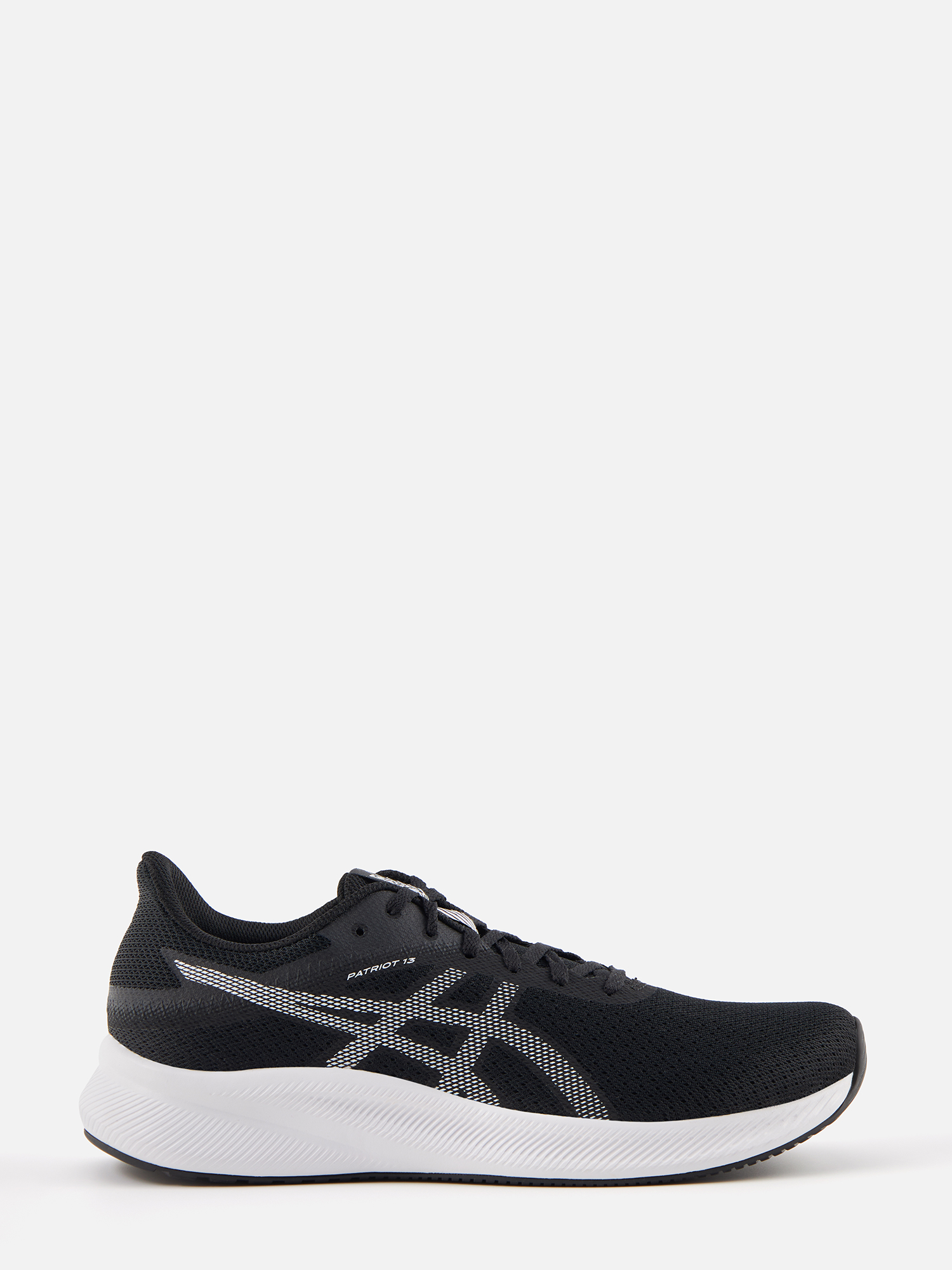 

Кроссовки унисекс Asics PATRIOT 13 1011B485-001 черные 9.5 US, Черный, PATRIOT 13