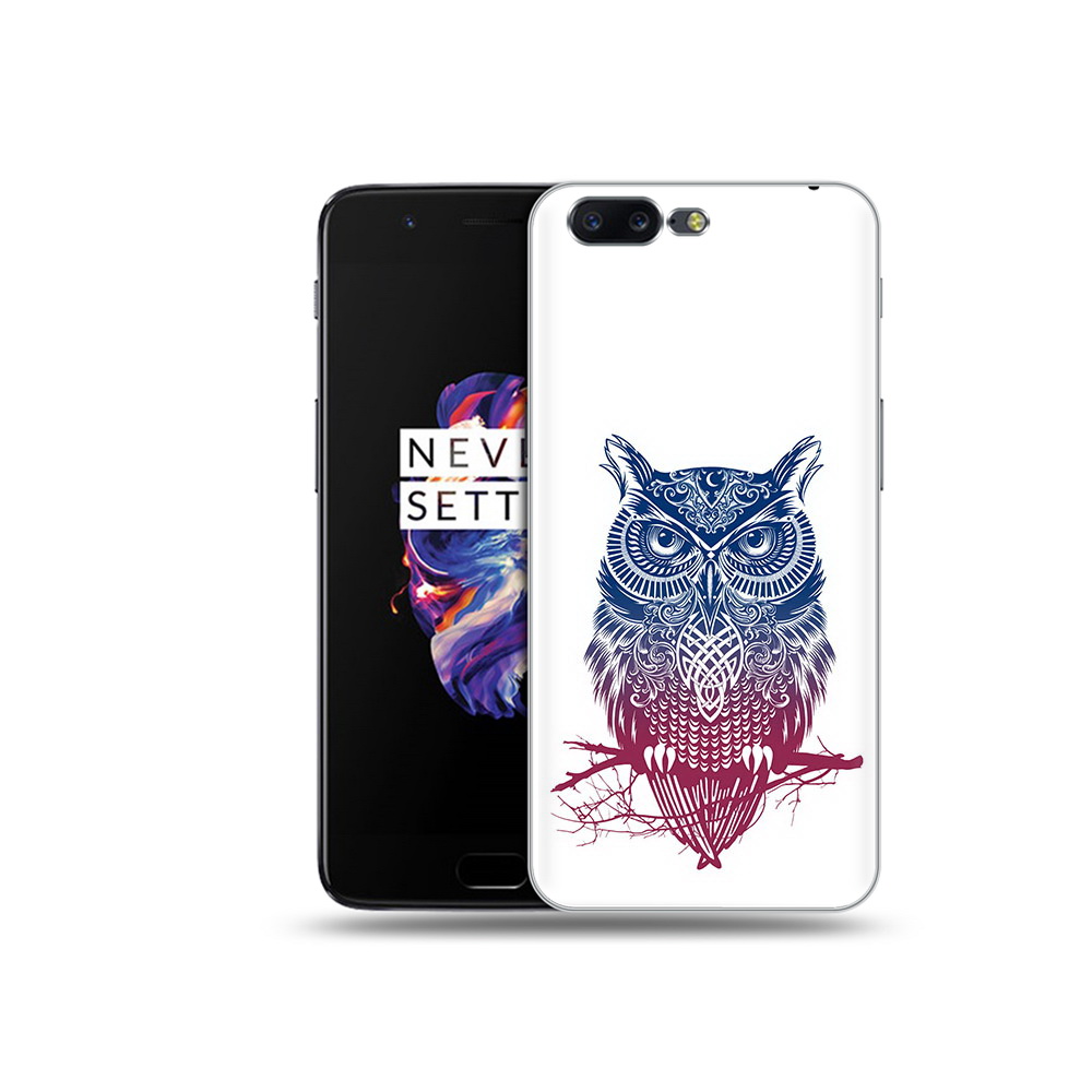 

Чехол MyPads Tocco для OnePlus 5 хиппи сова, Прозрачный, Tocco