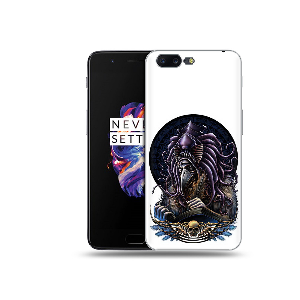 

Чехол MyPads Tocco для OnePlus 5 умный ворон, Прозрачный, Tocco