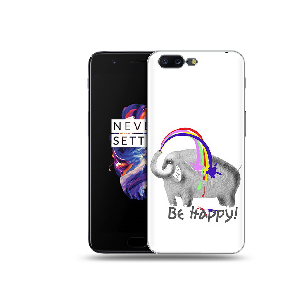 

Чехол MyPads Tocco для OnePlus 5 счастливый слон, Прозрачный, Tocco